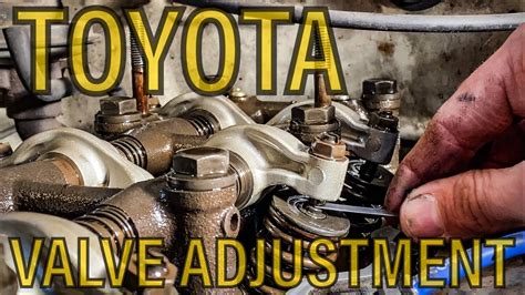 How To Adjust Valves On A 22Re Toyota